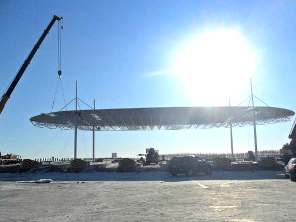 太仓加油站网架案例